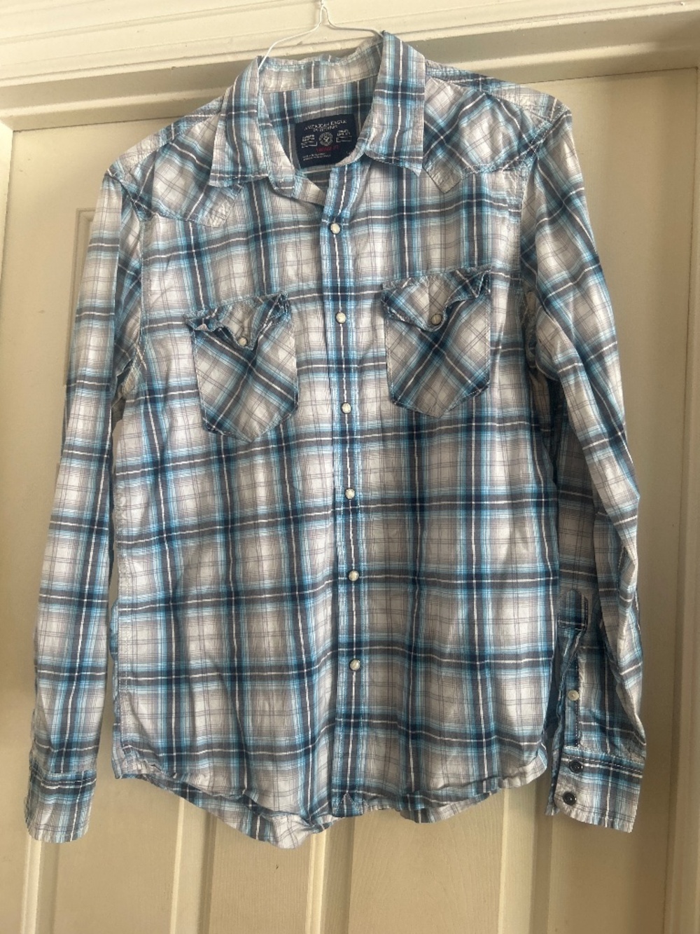 Long sleeve plaid